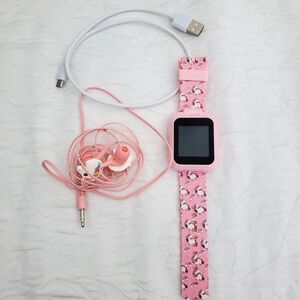 Itech Jr Kids Smartwatch Unicorn W/Charger And Matching Headphones, Pink, Pastel
